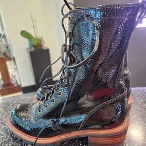 Jeffrey Campbell Sycamore Patent Leather Boots